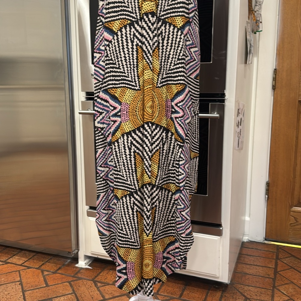 Mara Hoffman - Geometric Patterned Sunrise Sleeveless Shirtdress - Size: Small - Picture 5 of 8